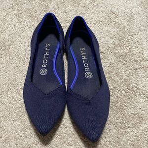 Navy Rothy’s Point Like New